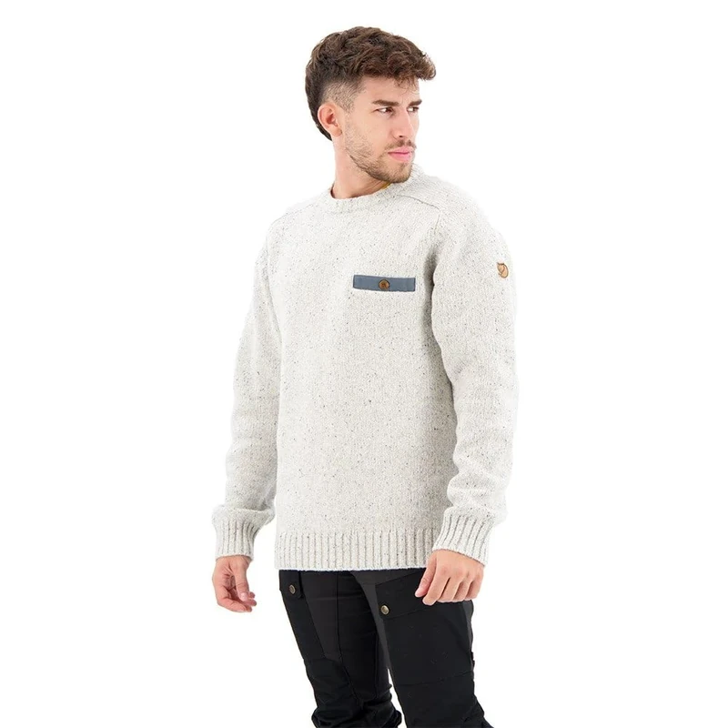 Fjallraven 84139-113 Lada Round-neck Sweater M Sweatshirt Men's Chalk White Size XXL