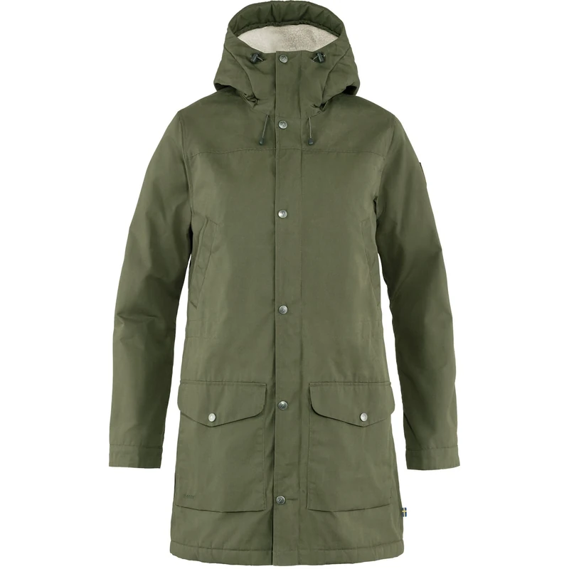 Fjallraven 89738-625 Greenland Winter Parka W Jacket Women's Laurel Green Size XXL