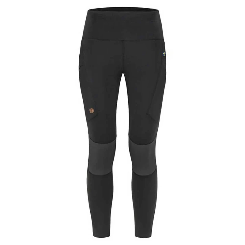 Fjallraven 84771-550-048 Abisko Trekking Tights Pro W Pants Women's Black-Iron Grey Size XXL
