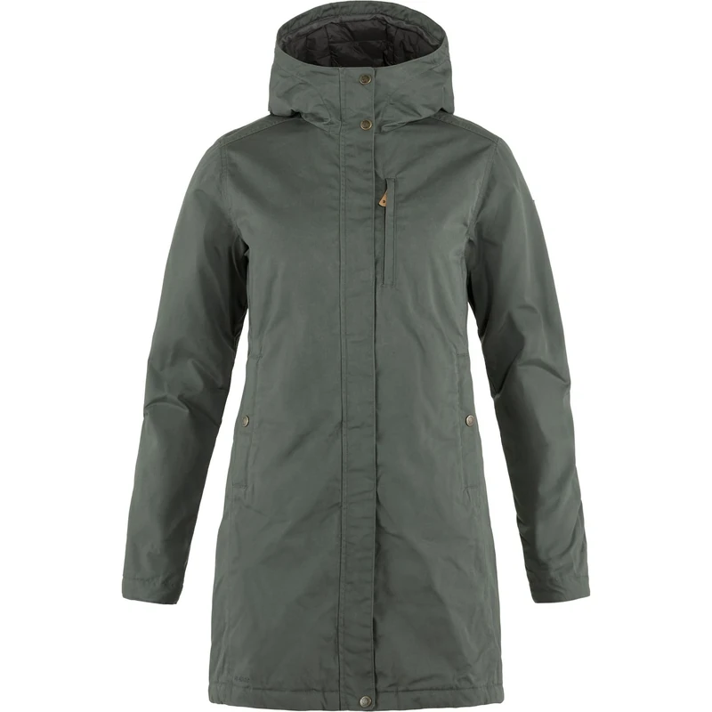 Fjallraven 89644-050 Kiruna Padded Parka W Jacket Women's Basalt Size L - Image 1
