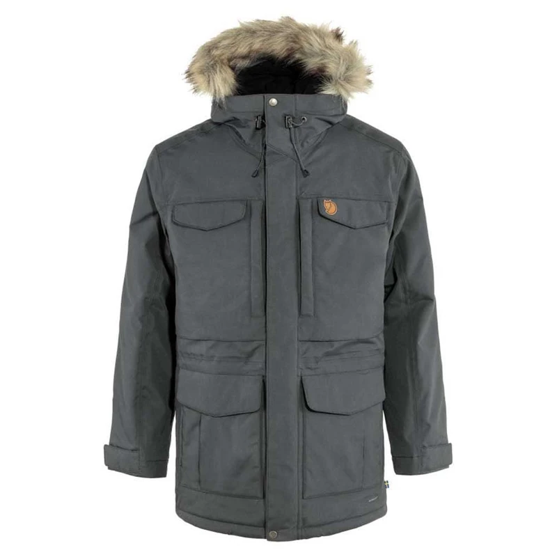 Fjallraven Nuuk Parka M Jacket Men's Basalt - Size M