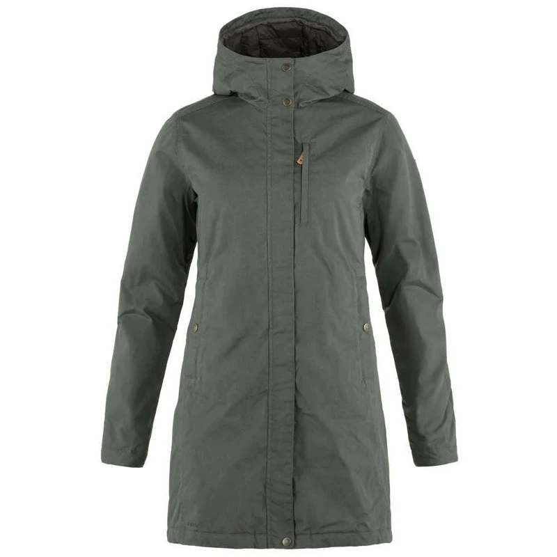 Fjallraven 89644-050 Kiruna Padded Parka W Jacket Women's Basalt Size XS