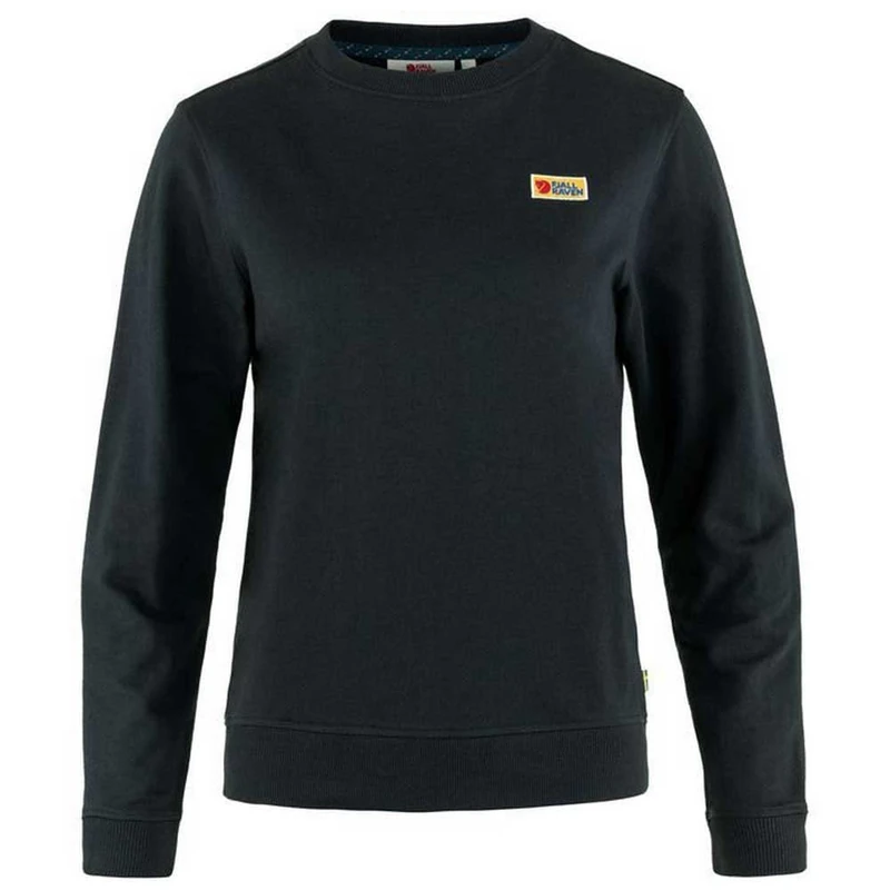 Fjallraven 87075-550 Vardag Sweater W Sweatshirt Women's Black Size XXS