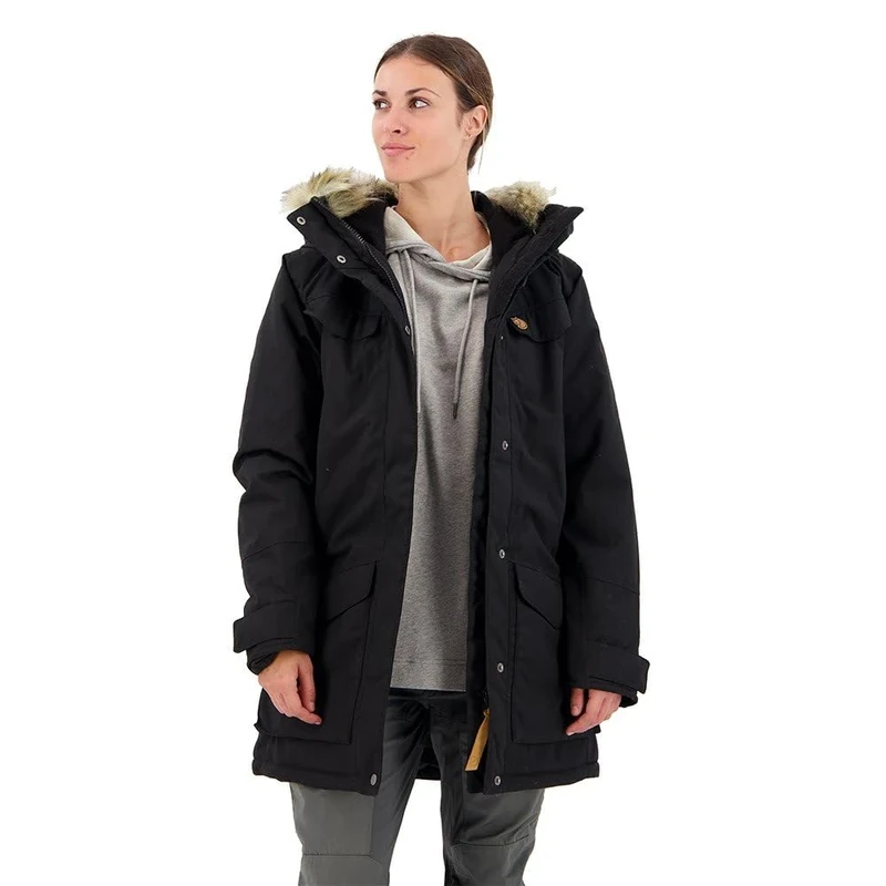 FJALLRAVEN 86369-550 Nuuk Parka W Jacket Women's Black Size XXS