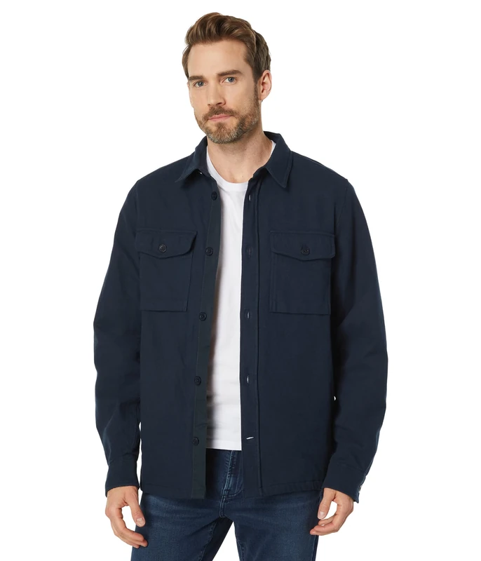 Fjallraven 87069-555-555 Övik Lite Padded Shirt M/Övik Lite Padded Shirt M Shirt Men's Dark Navy-Dark Navy Size M