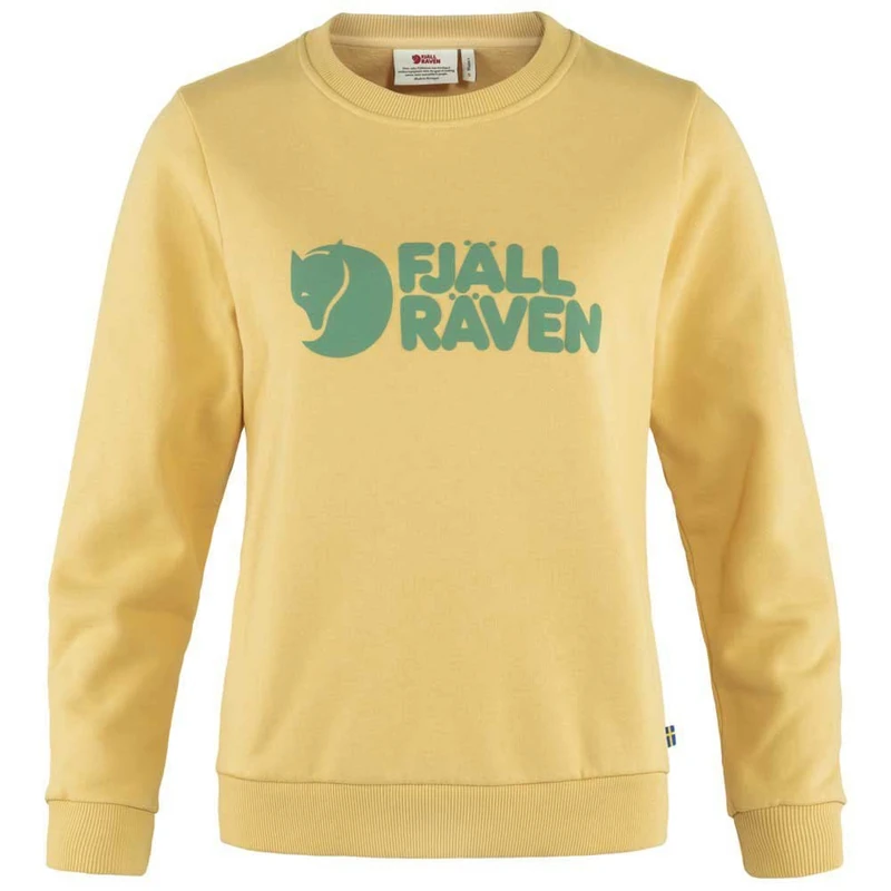 Fjallraven 84143-133 Fjällräven Logo Sweater W Sweatshirt Women's Mais Yellow Size M