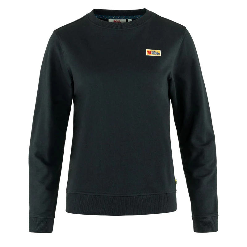 Fjallraven 87075-550 Vardag Sweater W Sweatshirt Women's Black Size XL
