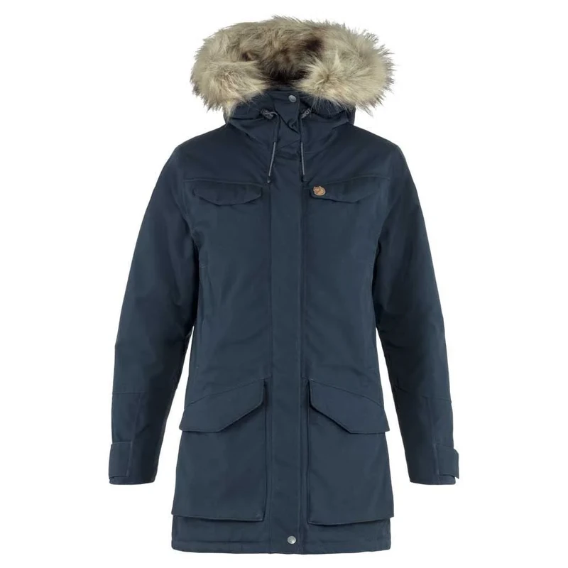 FJALLRAVEN 86369-555 Nuuk Parka W Jacket Women's Dark Navy Size XS
