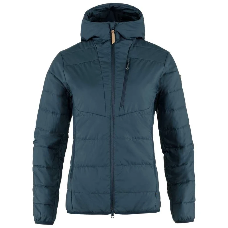FJALLRAVEN 89630-570 Keb Padded Hoodie W Sweatshirt Women's Mountain Blue Size XS