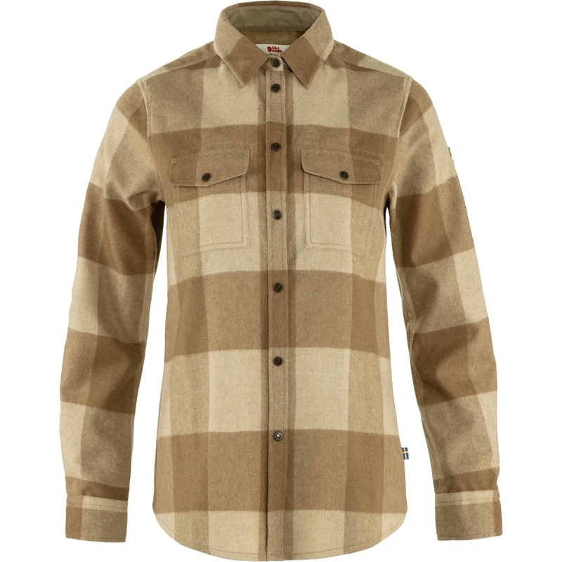 Fjallraven 90835-232-191 Canada Shirt W Shirt Women's Buckwheat Brown-Light Beige Size L