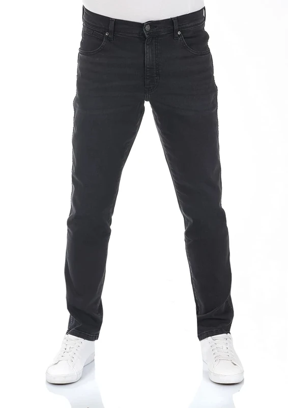 Wrangler Men's Texas Slim Jeans, Black Crow., 28W / 32L