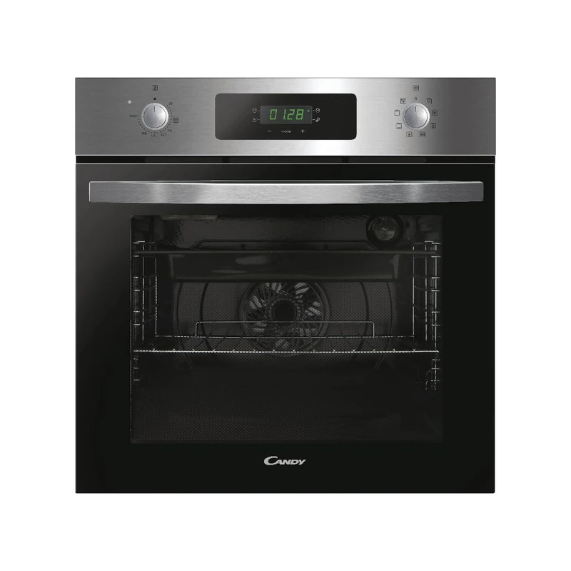 Candy Idea F IDC X605 60 cm multifunction oven, A plus energy rating, 8 function, 65 litre capacity, LED full programmer- Stainless Steel, 59.5 x 59.5 x 56.8cm