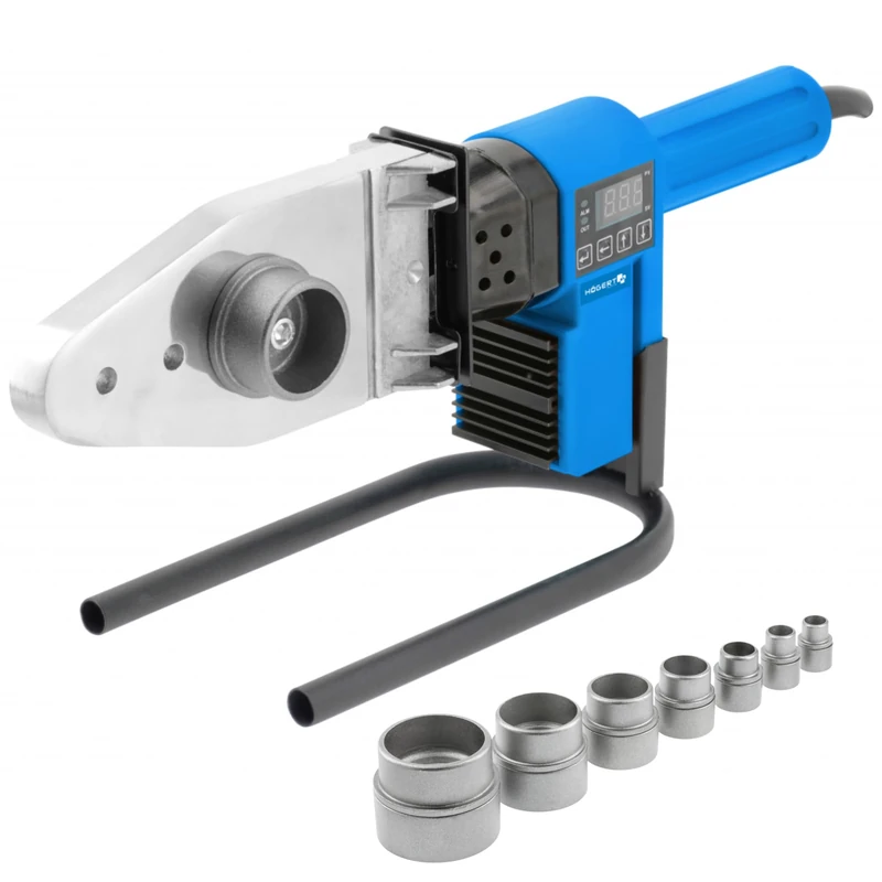 Högert Technik Plastic Pipe Welding Machine 850 W, Durable Connections, Ideal for Sanitary and Pneumatic Installations, High Performance, Easy to Use PE Pipe PE PP PB PVDF, Adjustable Diameter 16-63