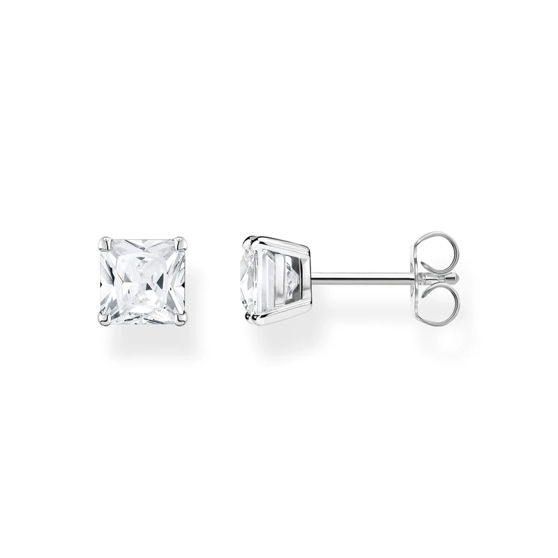 Thomas Sabo Sterling Silver Ear studs silver Recycled 925 silver, Women, H2174-051-14