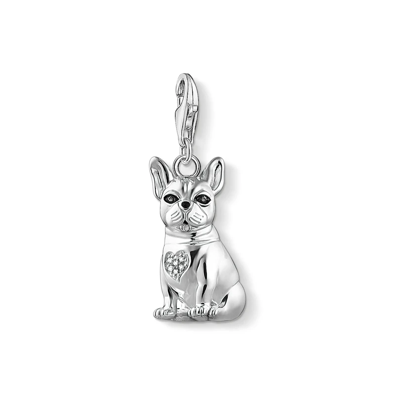 Thomas Sabo 1726-041-21 Cat Charm Pendant in 925 Sterling Silver