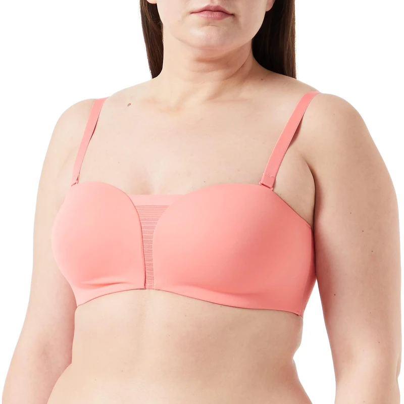 Triumph Women's Flex Smart DP Ex Opaque Bra, Sugar Coral, 01