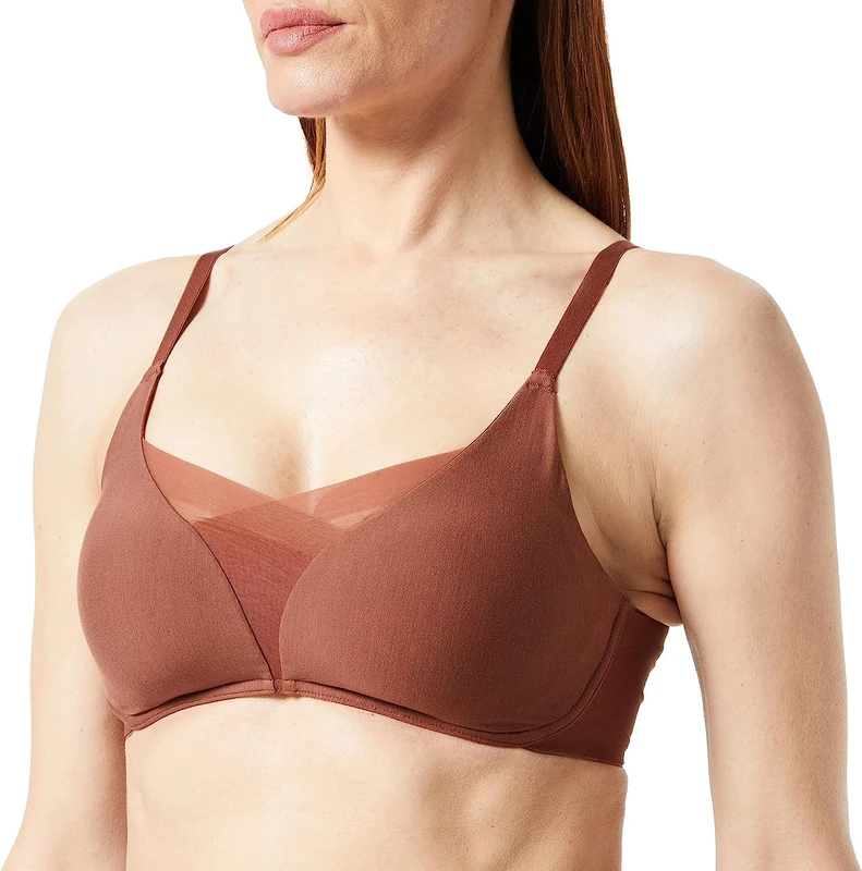 Triumph Women's Shape Smart Conscious P Bra, Dark Caramel, 03, Dark Caramel, One Size