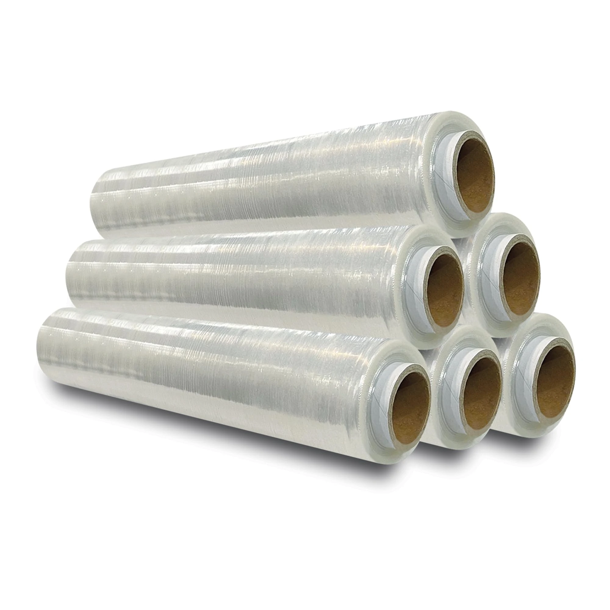 JeeJaan® 6 Rolls Clear Pallet Wrap 400mm x 250m 20mu | Tear Resistant Stretch Film | Water & Moisture Proof Pallet Stretch Shrink Wrap | Multi-Use Strong Pallet Stretch Wrap