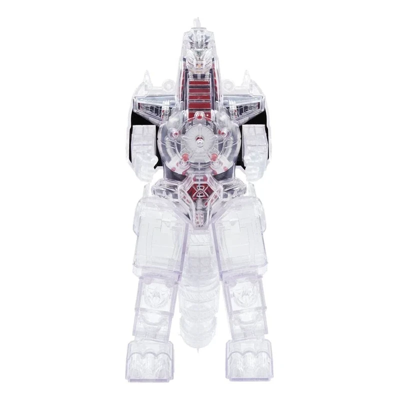 SUPER7 Super Cyborg - Mighty Morphin Power Rangers - Dragonzord (Clear) (SU-POWRW01-DZD-01)