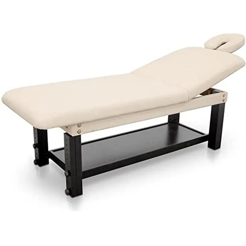 Quirumed Wooden Spa and Aesthetic Stand with Beige Backing