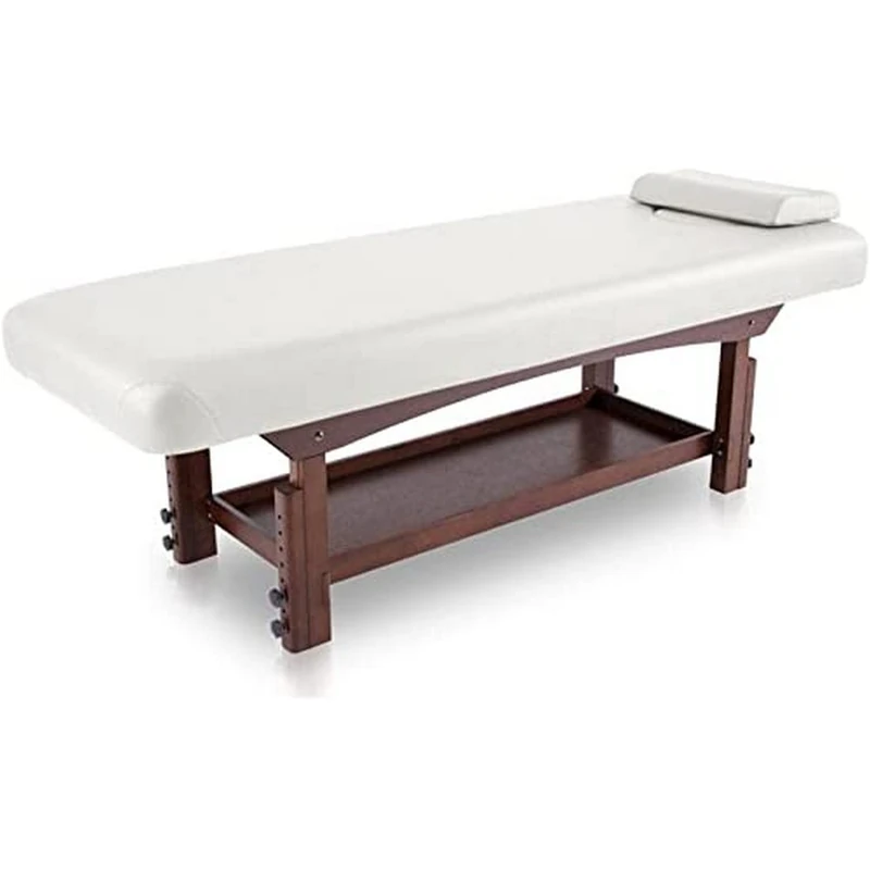 Quirumed Fixed SPA Stretcher with Wood Base Off White