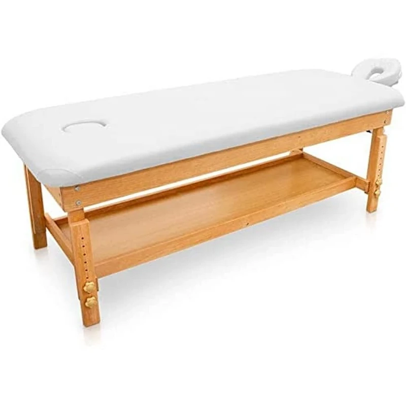 QUIRUMED Fixed Wooden Stretcher Easy White