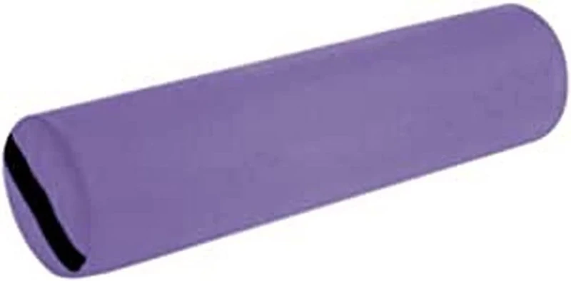 QUIRUMED Roller Cushion, 55 x 15 cm, Purple, Leatherette, Foam Filling, Yoga, Fitness, Massage