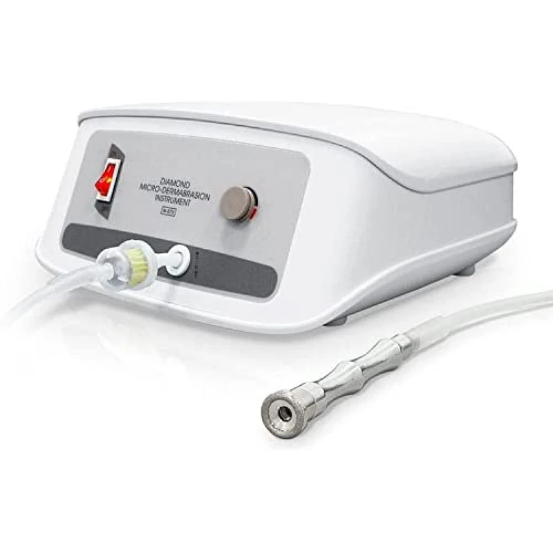 QUIRUMED Microdermabrasion Device, Face Care, Diamond Edge Technology, 3 Handpieces and 9 Rings, Simple, Painless and Non-Invasive Technique, 12 x 30 x 26.5 cm - Image 1