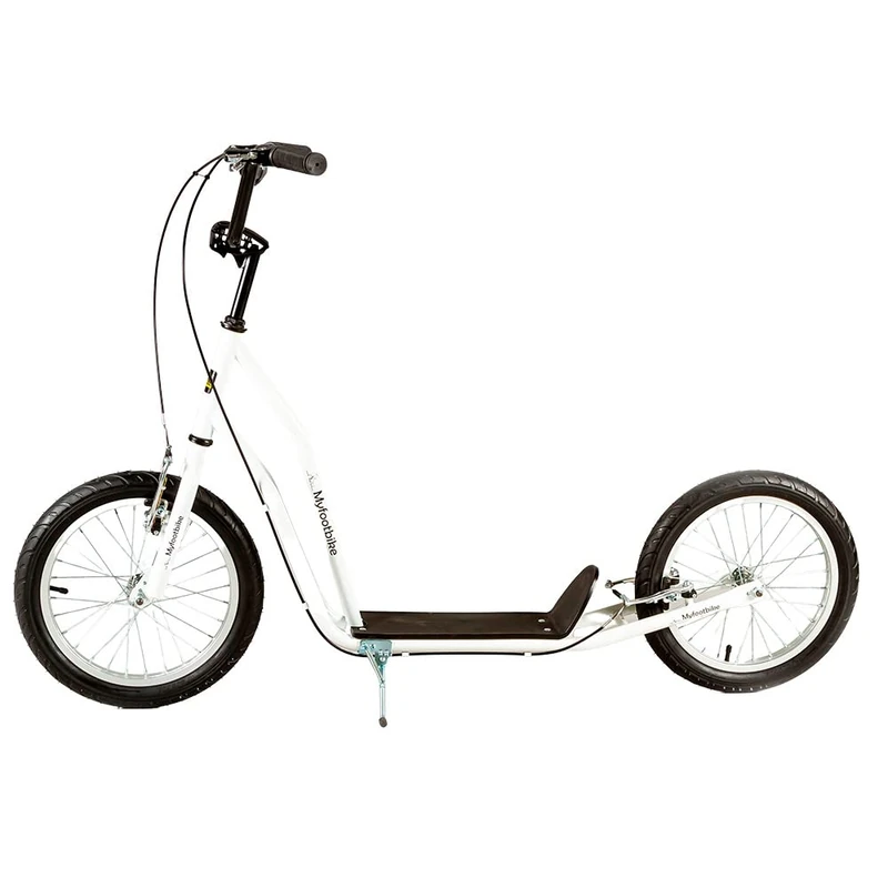 Myfootbike Sports Scooter, Funny, White, Unisex, 16/16, Aluminium - Image 1