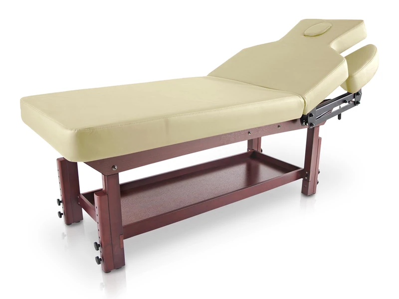 Spa Table with Bottom Tray Beige