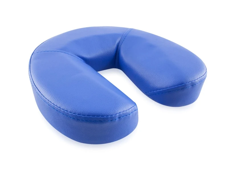 Quirumed Face Cushion, Horseshoe Shape, 29 x 27 x 7 cm, Blue - Image 1