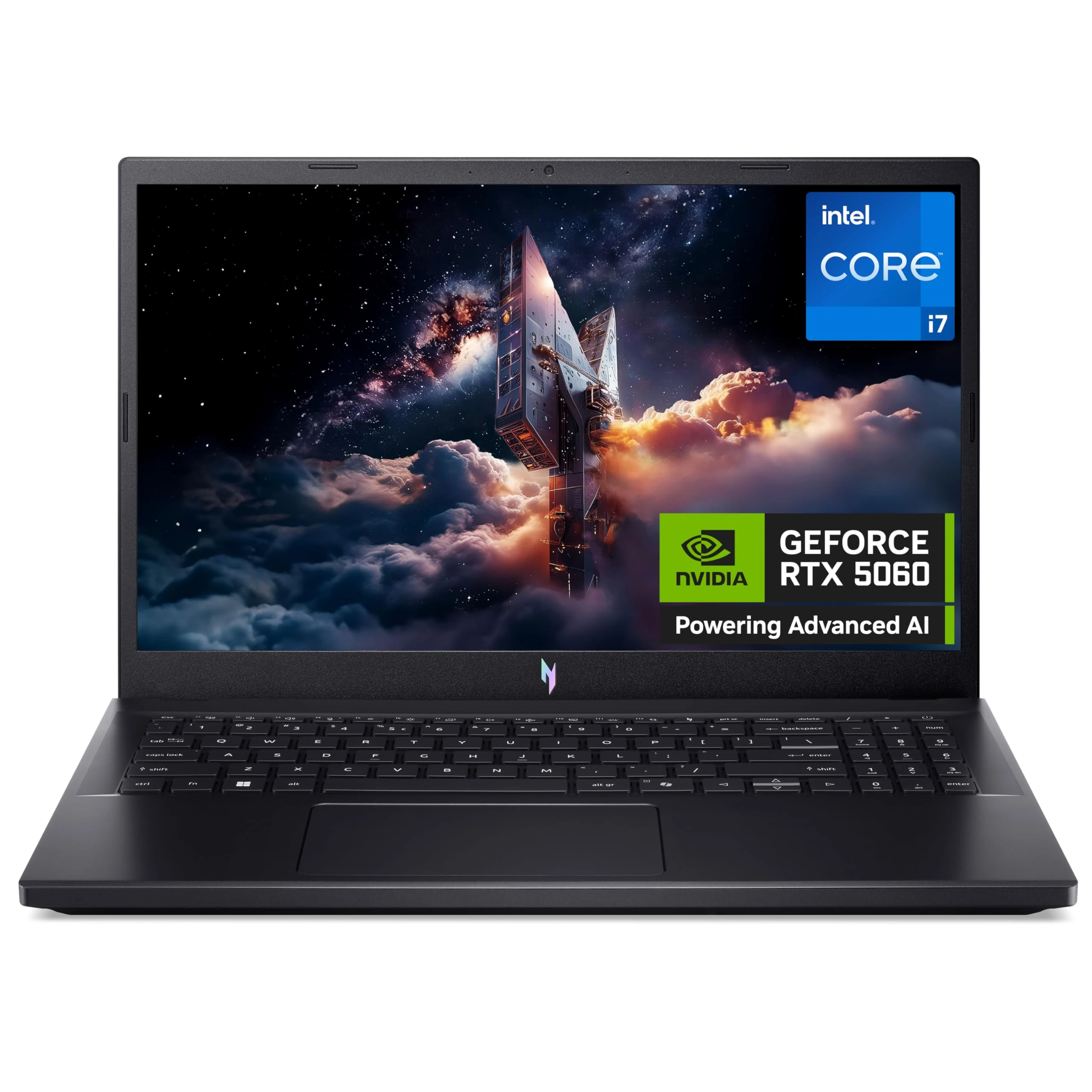 acer Nitro V15 ANV15-51 Gaming Laptop - Intel Core i7-13620H, 16GB, 1TB SSD, NVIDIA GeForce RTX 5060, 15.6" Full HD 165Hz, Windows 11, Black