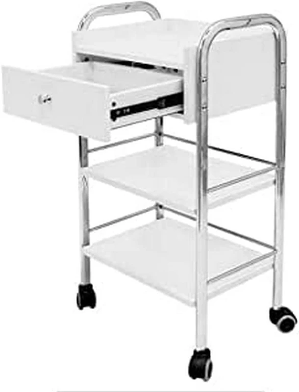 Quirumed Cart, Alloy Steel, White, Normal