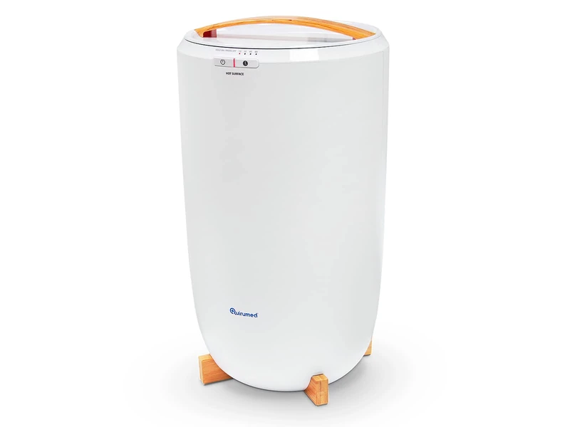 QUIRUMED Towel dryer, for SPA, for beauty salon, automatic shutdown, 4 time programs, quick function, LED indicator, 20 liter capacity, white color - Image 1