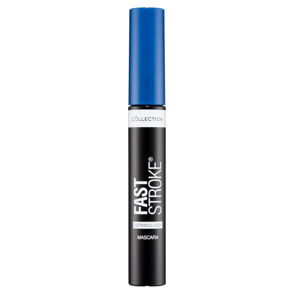 Collection Cosmetics Fast Stroke Defining Lash Mascara, Volumising and Curling, 9ml, Blue