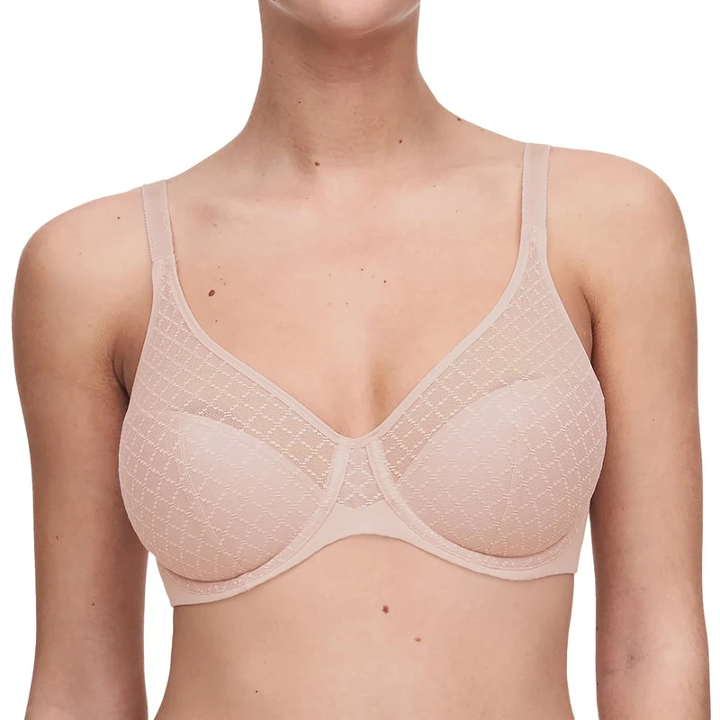 Chantelle Women's Norah Chic Underwire Bra Molded, Nude Rose, 34D