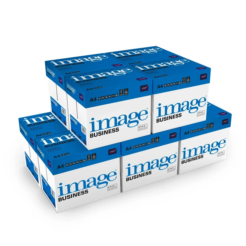 Image Business Copier Paper 80 g/m² A4 CIE 161 White FSC Mix Credit, 10 Boxes, 50 Reams, 25,000 Sheets