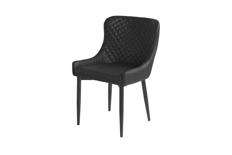 Julian Bowen Set Of 2 Luxe Dining Chairs - Black