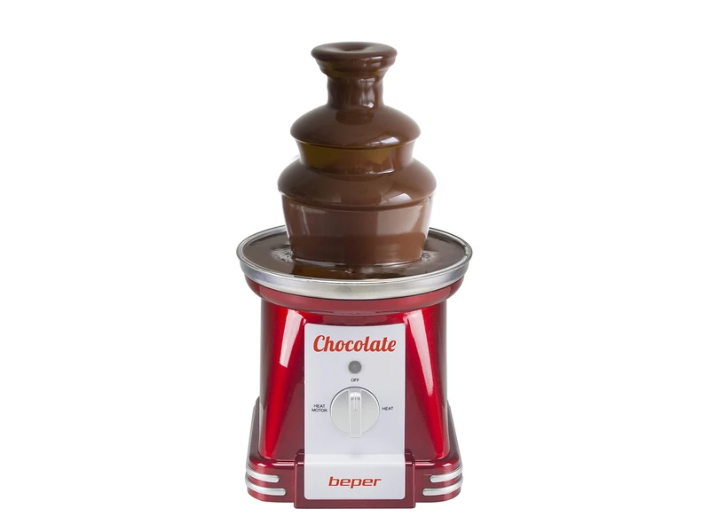 BEPER P101CUD200 Chocolate Fountain 3-Levels Cascade - Chocolate Fountain Machine 750 ml XXL