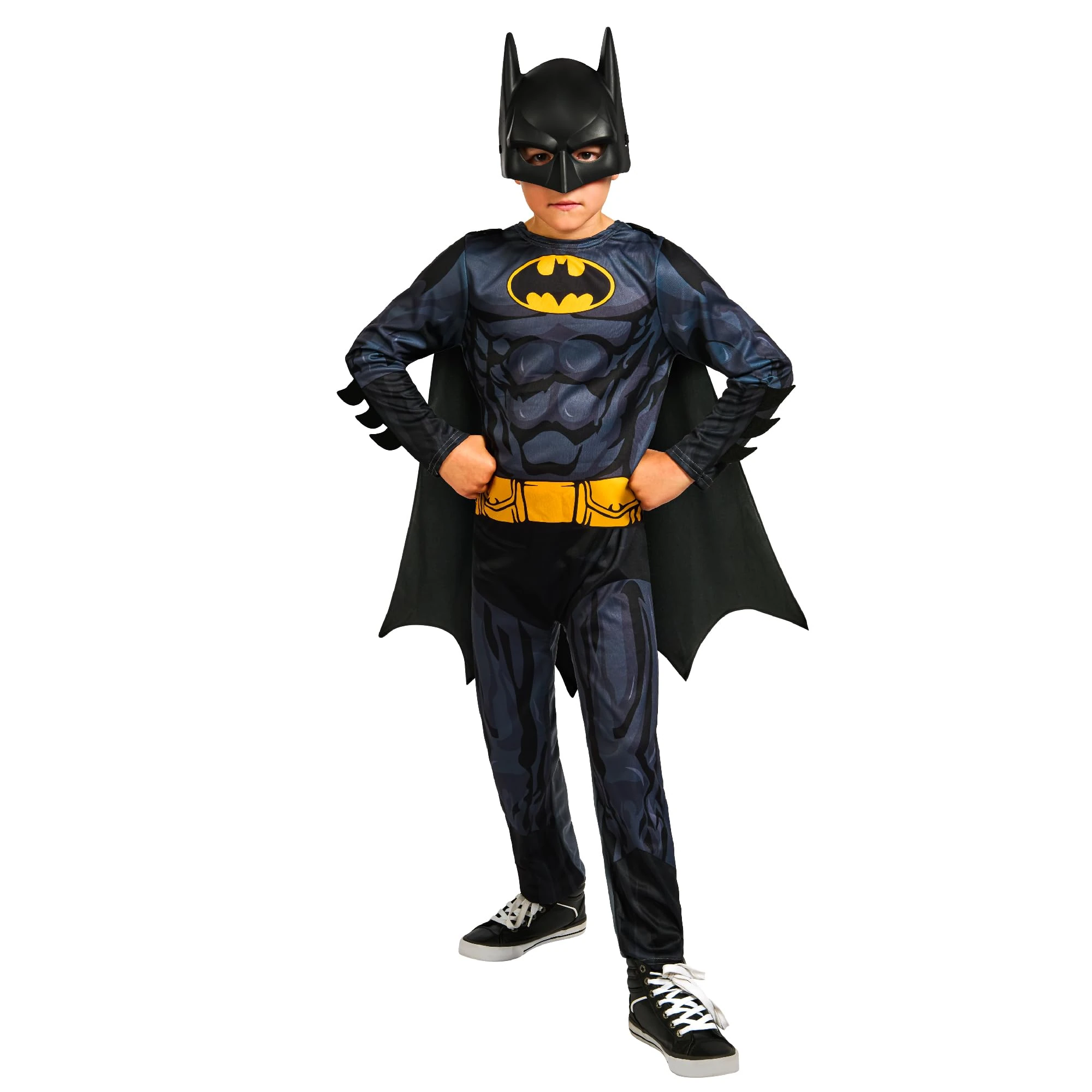 Rubies 3014995-6000 Batman Childs Costume-Age 5-6 Years, Boys, Multicolour Halloween