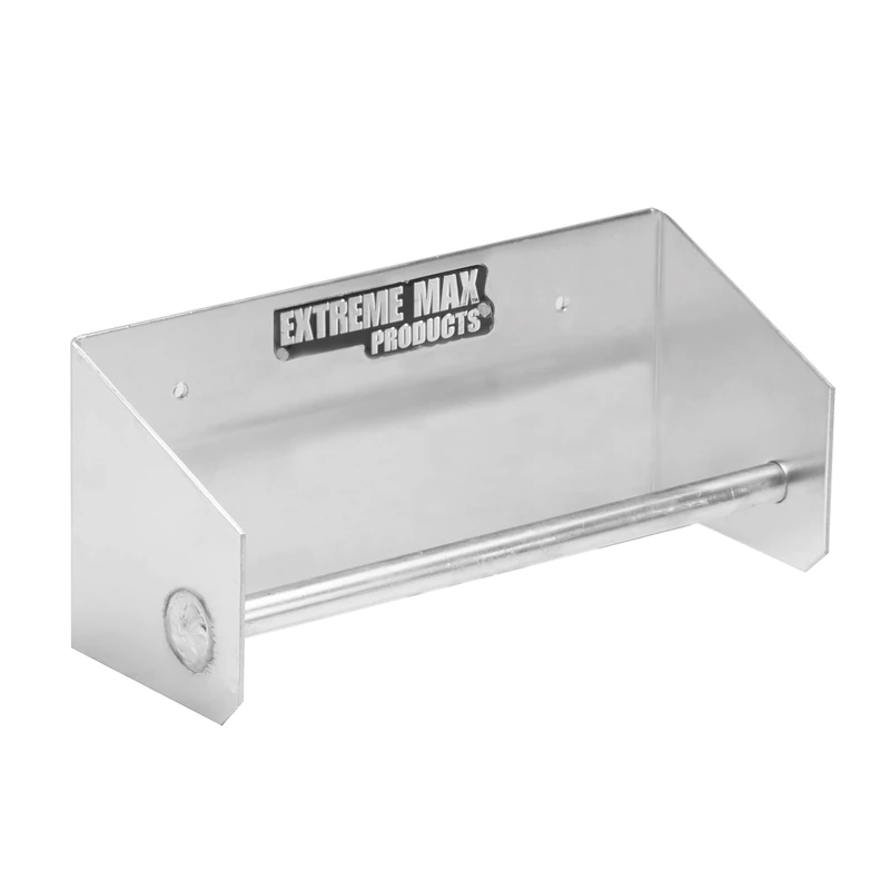 Extreme Max 5001.6188 Two-Piece 9" Aluminum Ratchet Strap Tie-Down Hanger for Race Trailer, Garage, Shop, Enclosed Trailer, Toy Hauler