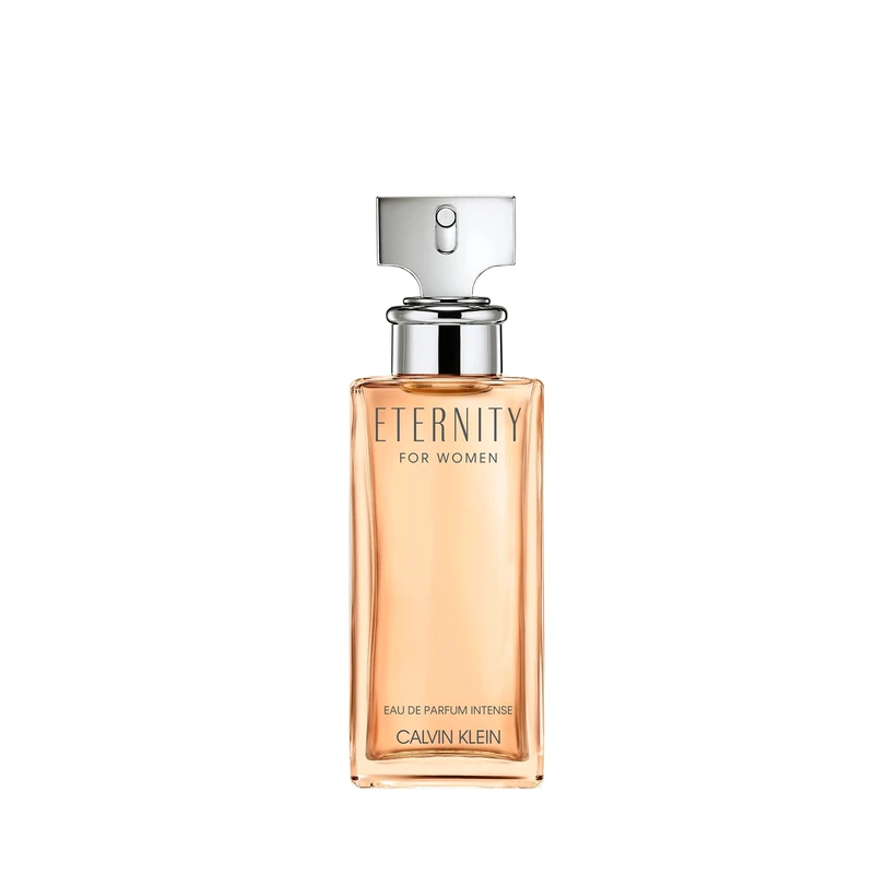 CALVIN KLEIN Eternity - Eau de Parfum Intense for Women - Floral Spicy Fragrance with Notes of Turkish Rose Absolute, Sichuan Pepper and Jasmine Absolute Sambac - High Longevity - 100ml