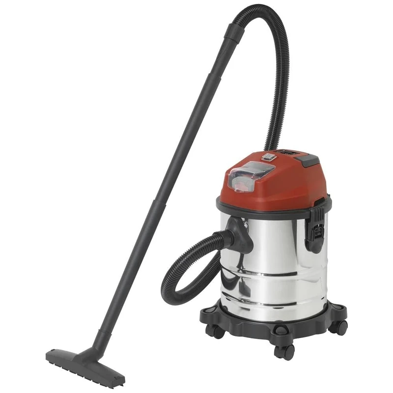 Toolcraft NTS-200 / TAWB-200 TO-7444734 Cordless Wet/Dry Vacuum Cleaner 18.5 L without Battery, without Charger - Image 1