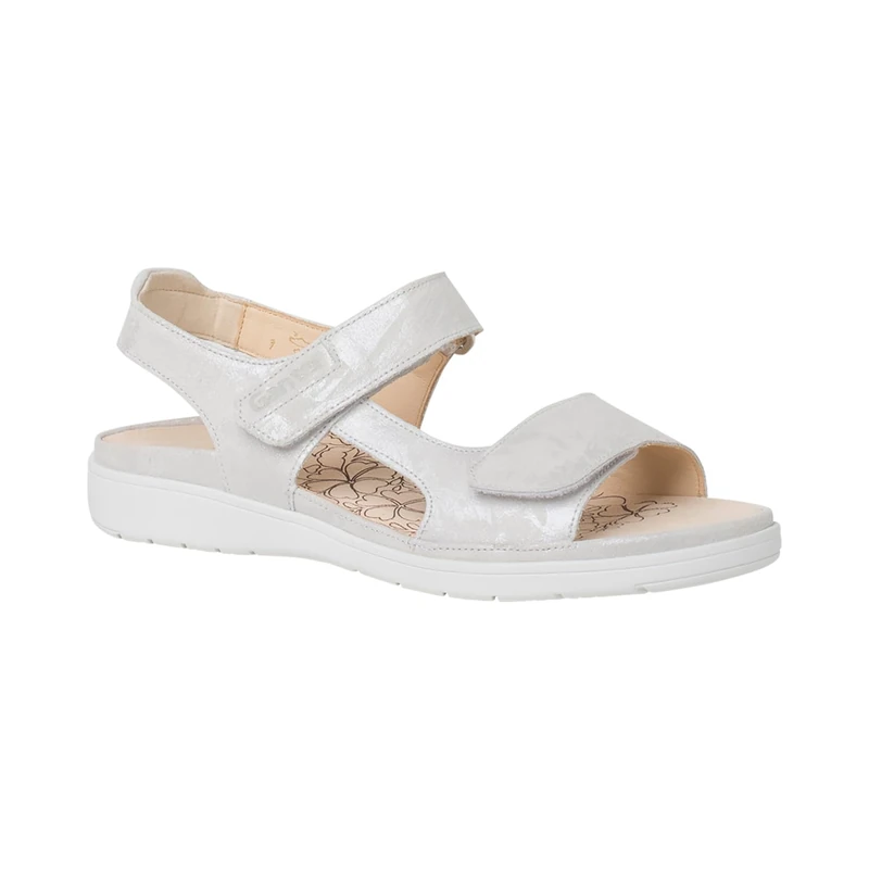 Ganter Women's Gina Sandals, off-white, 3.5 UK
