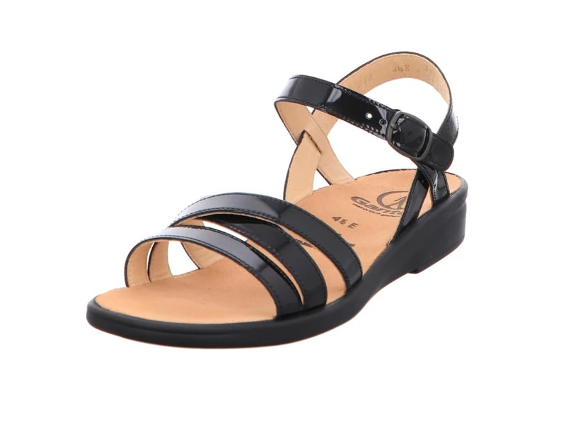 Ganter Women's Sonnica Sandal, Black, 10.5 UK