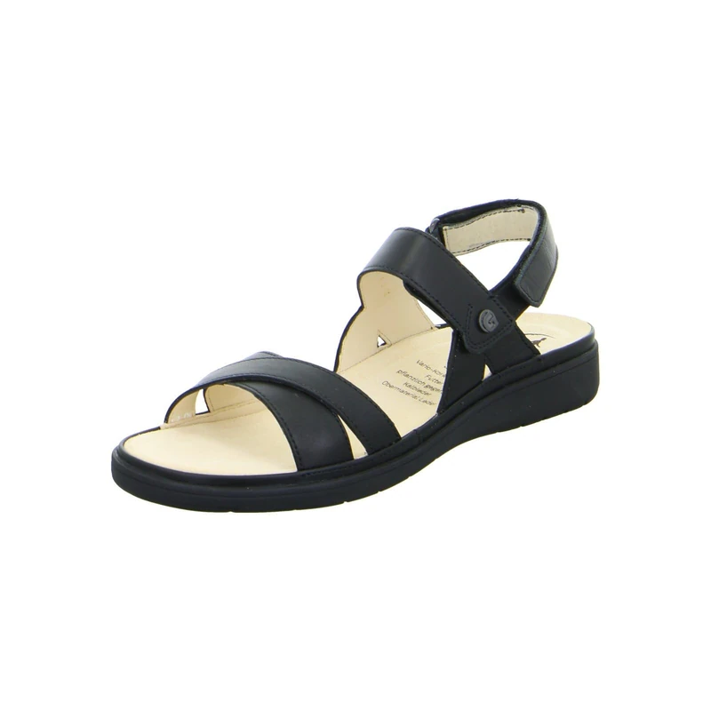 Ganter Women's Evi Sandal, Black, 6.5 UK