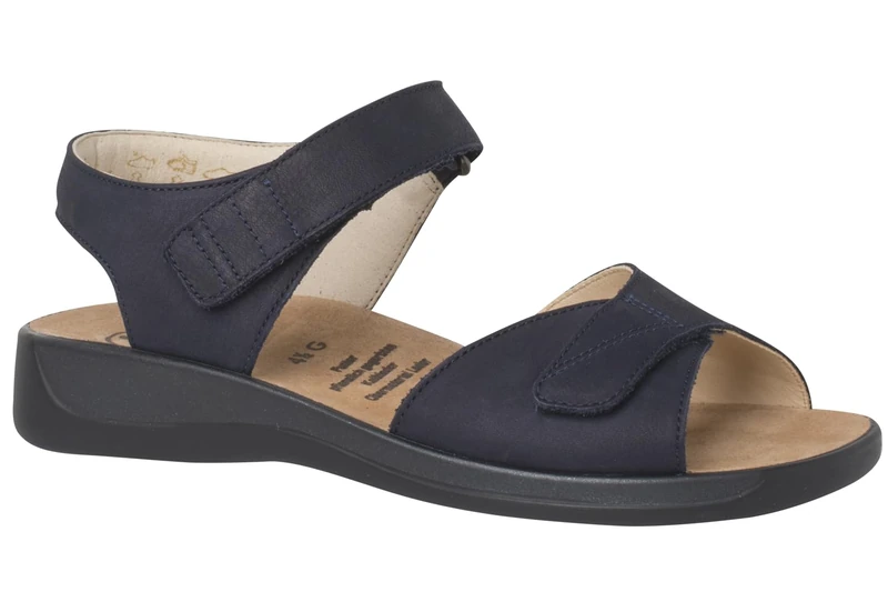 Ganter Women's Monica Sandal, Dark Blue, 8.5 UK