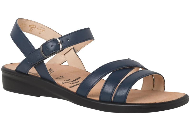 Ganter Women's Sonnica Sandals, dark blue, 34.5 EU Schmal