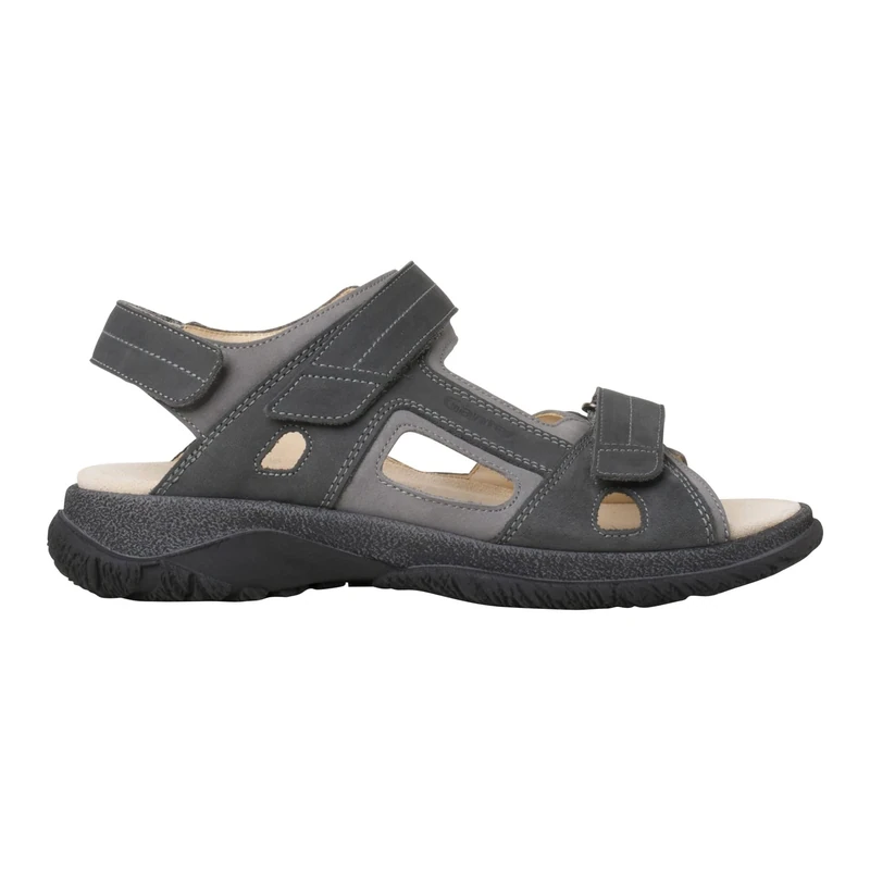 Ganter Giovanni Men's Sandals, Dark grey graphite, 10.5 UK