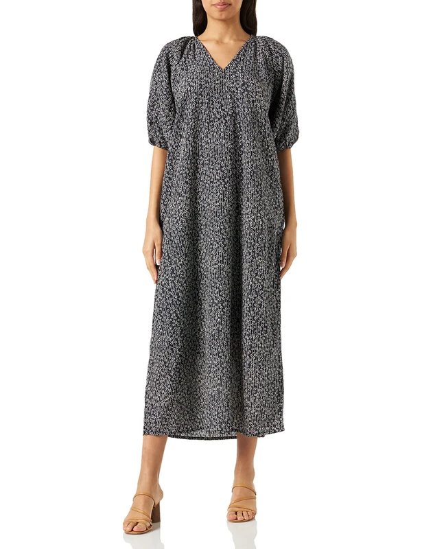 Part Two Women's Sade Casual Dress, Black Japanese Print, UK 6